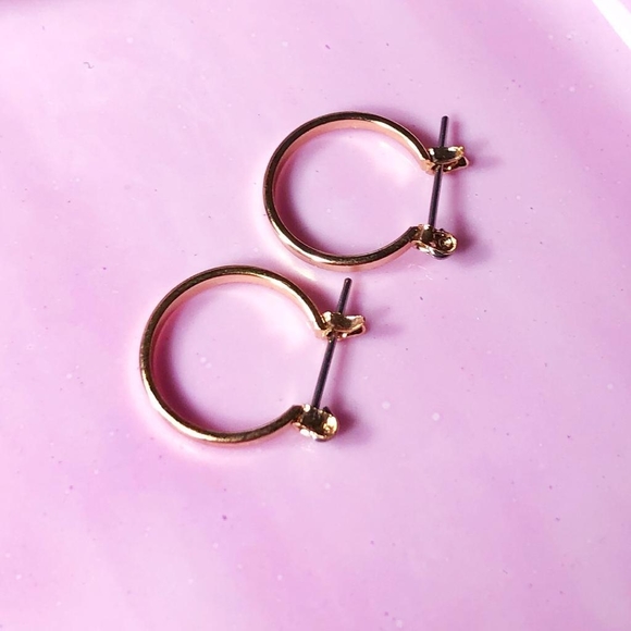 Alquimia Jewelry - EXTRA SMALL DAINTY GOLD HOOPS